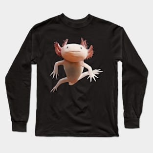 Axolotl motif realistic Long Sleeve T-Shirt